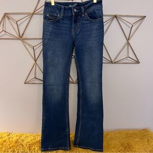 Wrangler Dark Blue Y2K Boot Cut Jeans